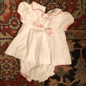 Cecil & Lou bloomer set “P is for pumpkin”